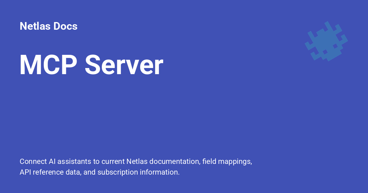MCP Server - Netlas Docs