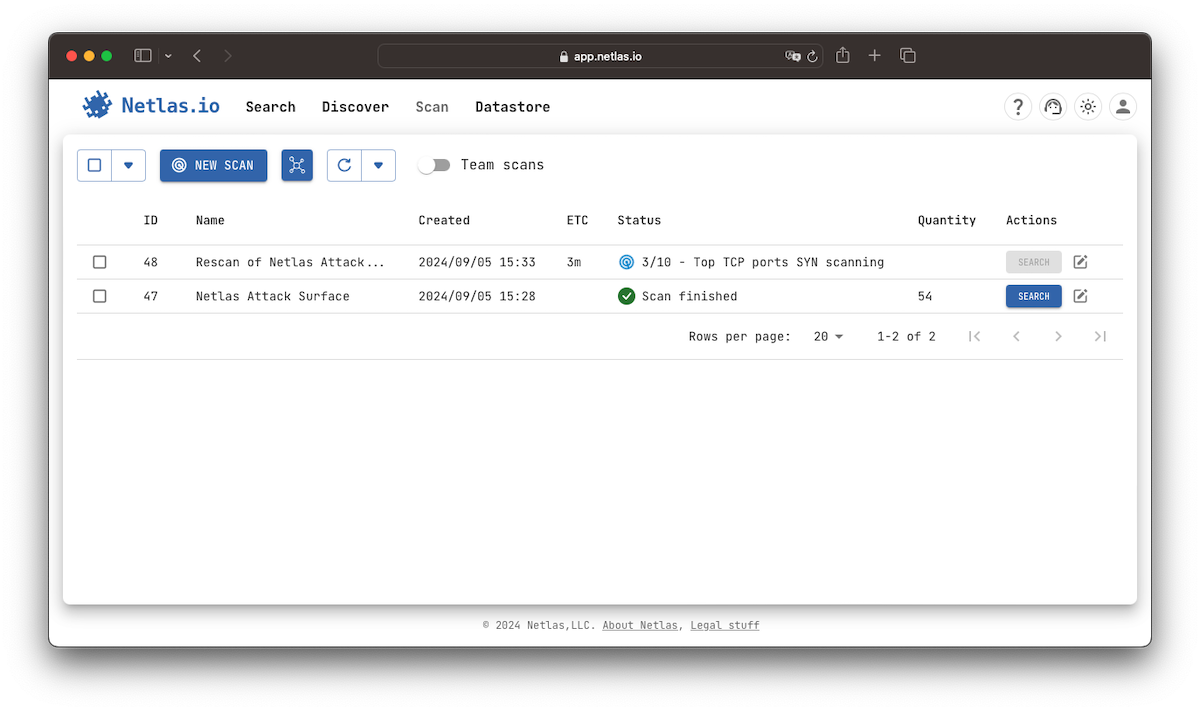 Netlas Private Scanner